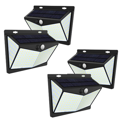 Automatic Outdoor Solar LED Wall Lights With Motion Sensor 212 Smd Led 400w